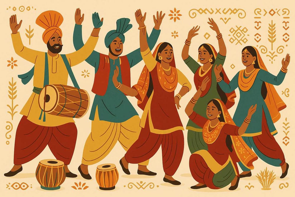 The Vibrant Rhythms of Punjab- A Guide to Folk Dances