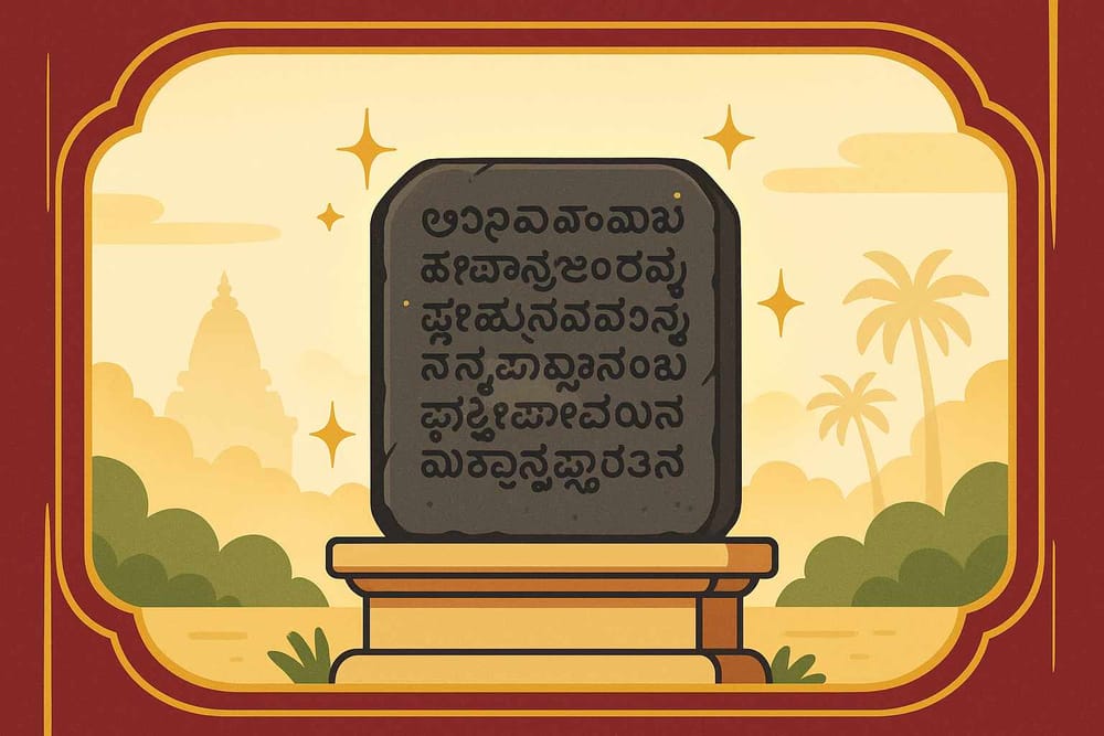 Halmidi Inscription: Explore Ancient Kannada's Origins