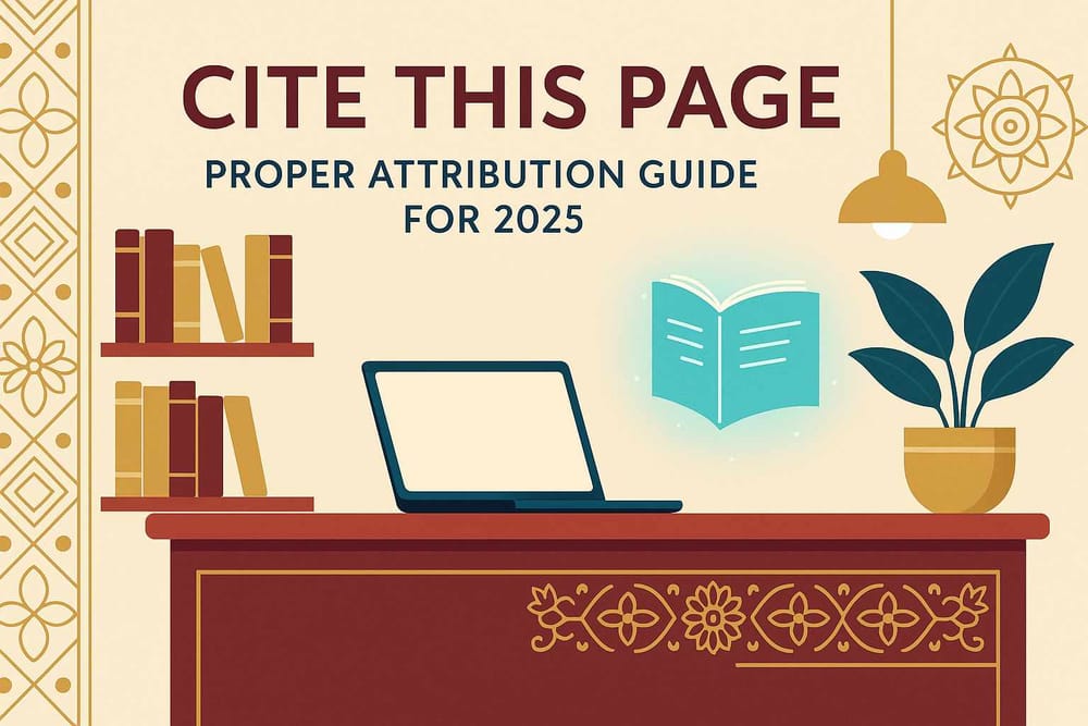 Cite This Page: Proper Attribution Guide for 2025