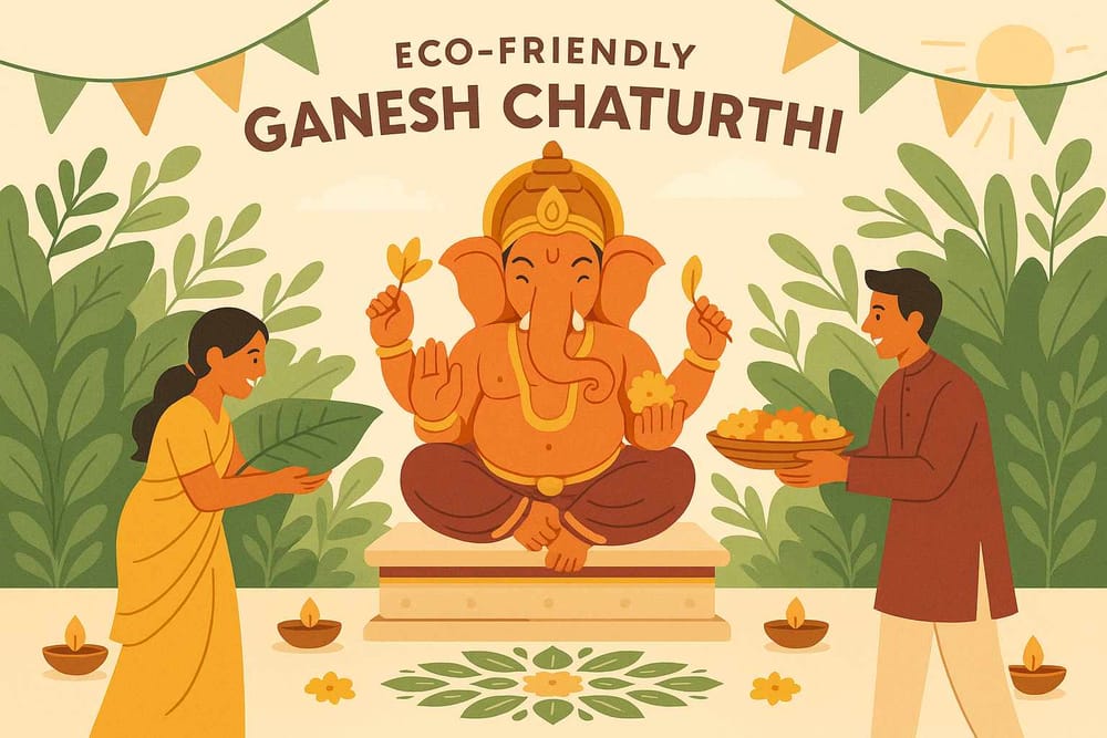Welcoming Lord Ganesha- Eco-Friendly Puja Guide for 2025