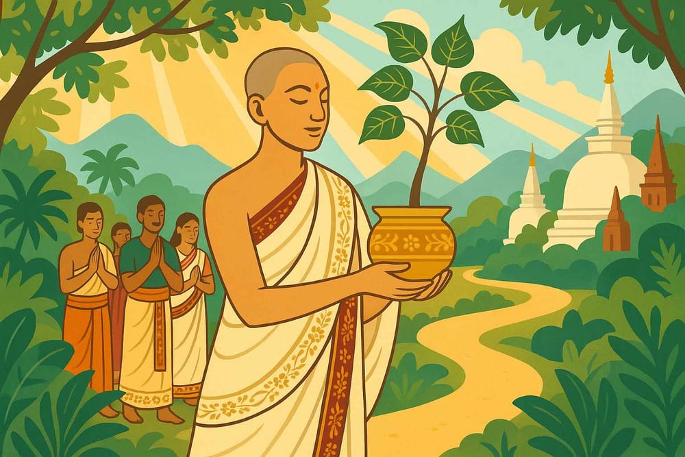 The Sacred Journey-Sanghamitta's Mission Defines Sri Lankan Buddhism