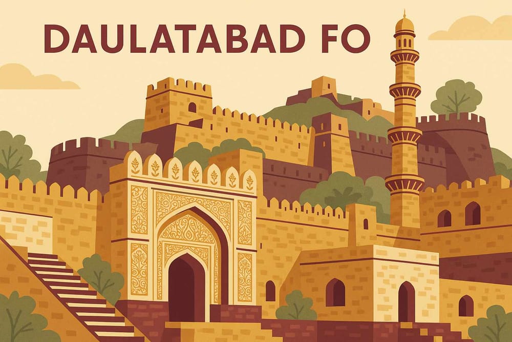 Daulatabad Fort Mysteries: Time Travel Through History