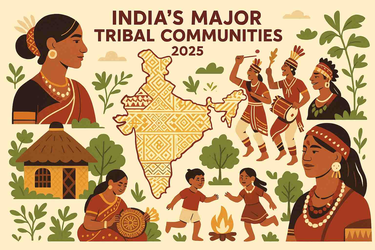 A Mosaic of Cultures: Major Tribal Communities of India in 2025