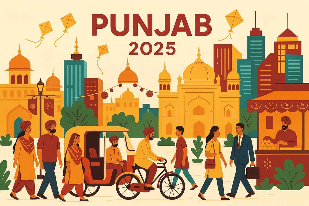 Vibrant Cities of Punjab- A 2025 Population View