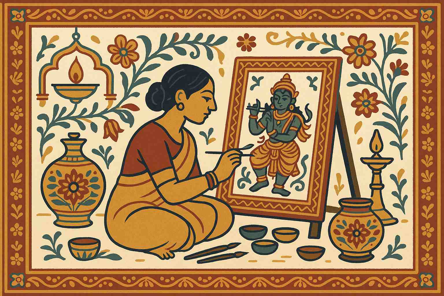 Exploring Pattachitra- Tradition and Craft Define Art