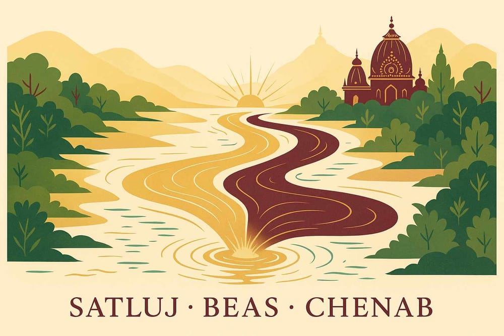 The Spiritual Power of Confluence: Satluj-Beas-Chenab Intersect