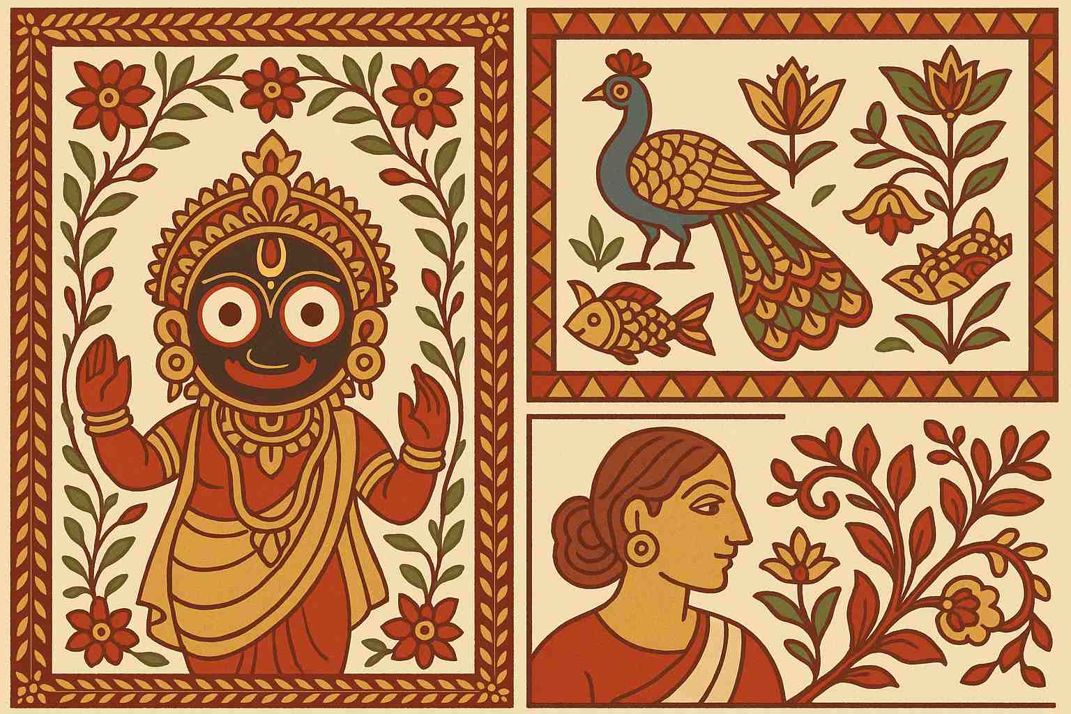 Pattachitra-Madhubani-Kalamkari: Compare India's Art Forms