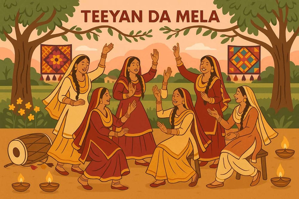 The Cultural Significance of Teeyan Da Mela: Punjab Celebrates Womanhood