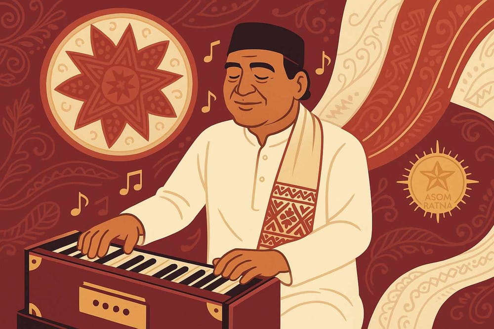 Honoring Assamese Excellence- Bhupen Hazarika and the Asom Ratna Award