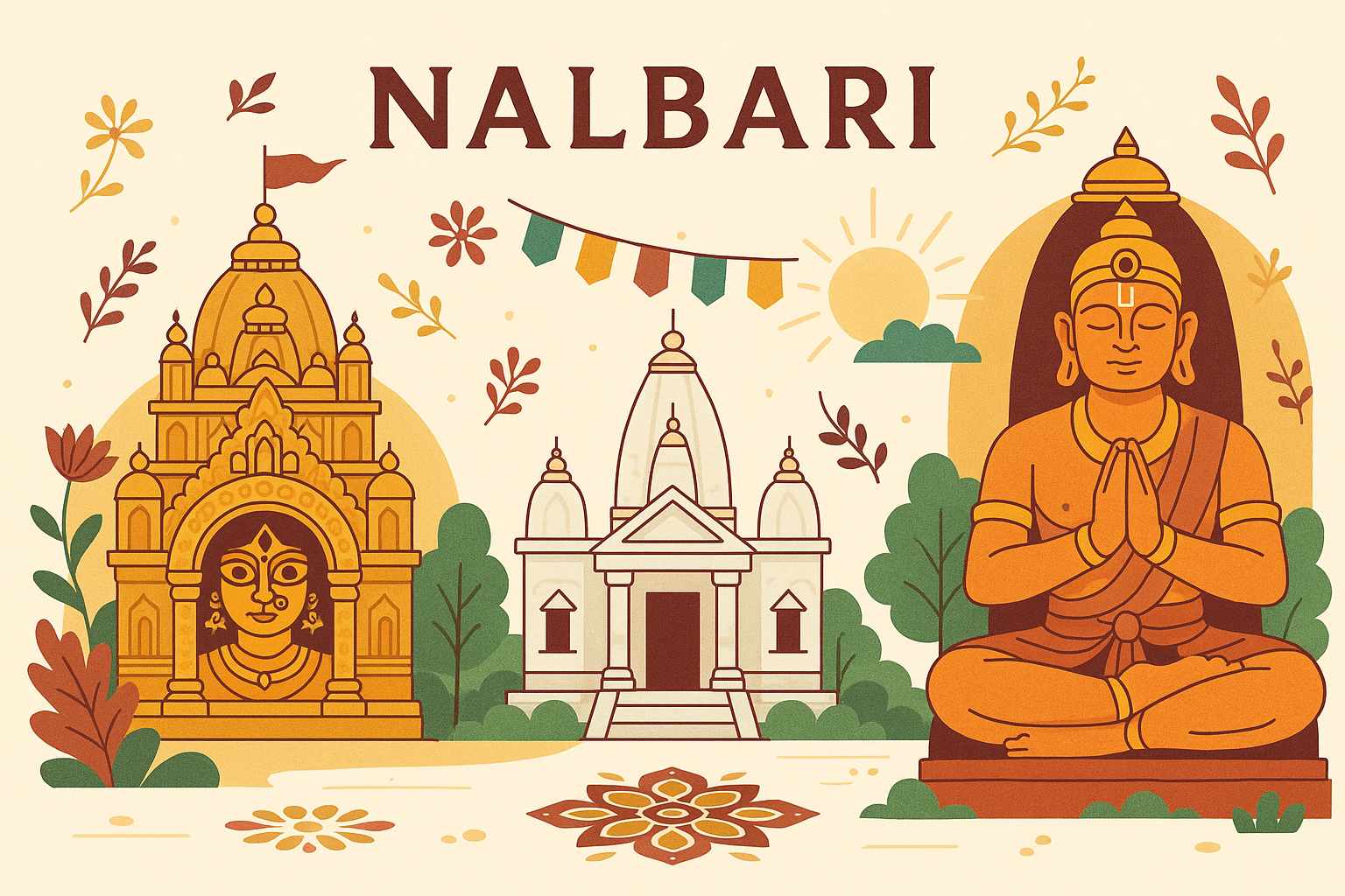 Nalbari's Diverse Shrines: Kali-Jain-Hanuman Temples Beckon
