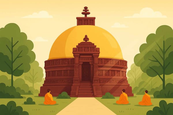 Dharmarajika Stupa Tranquility- Explored