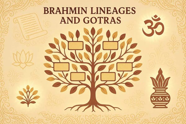 Brahmin Lineages: Gotra Listings and Their Significance