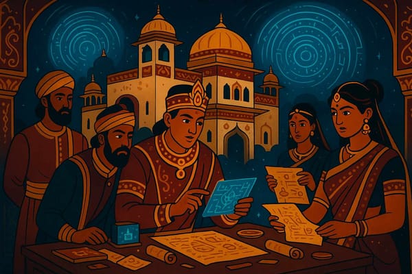 Garulaka Dynasty Mysteries: Time Travel Exploration