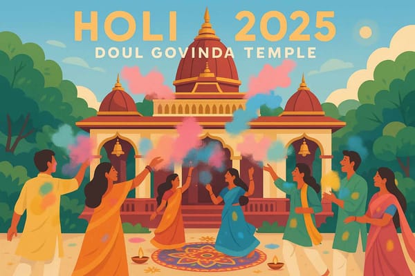 Celebrate Holi 2025: Divine Festivities Await at Doul Govinda Temple