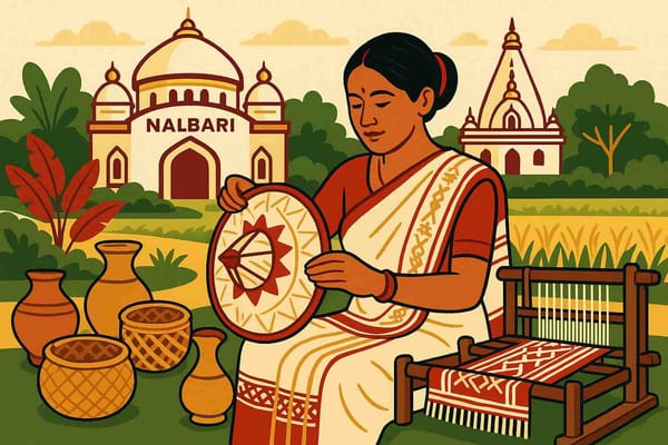 Nalbari's Heritage: Famous Places and Handicrafts Guide