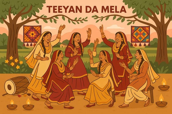 The Cultural Significance of Teeyan Da Mela: Punjab Celebrates Womanhood