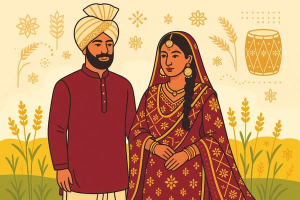 The Grace of Punjab-Traditional Clothing: Men and Women Explore Culture